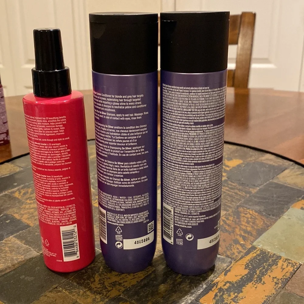 Matrix Total Results So Silver Shampoo Conditioner Miracle Creator 10.1 oz